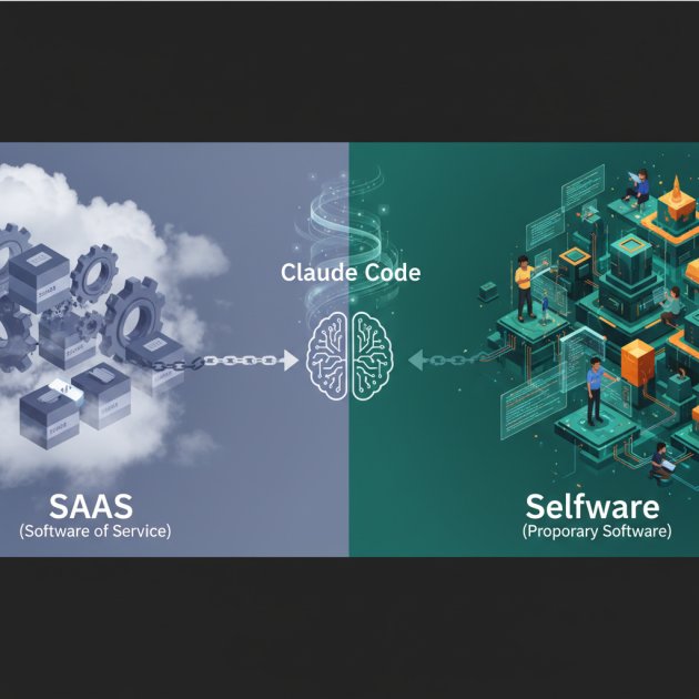 Do Aluguel à Propriedade: Como a IA e o Selfware estão implodindo o império do SaaS