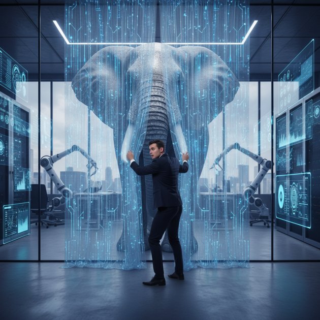 O Elefante na Sala da IA: Por Que Os Projetos de Inovação Estão Parando no Humano, Não na Máquina